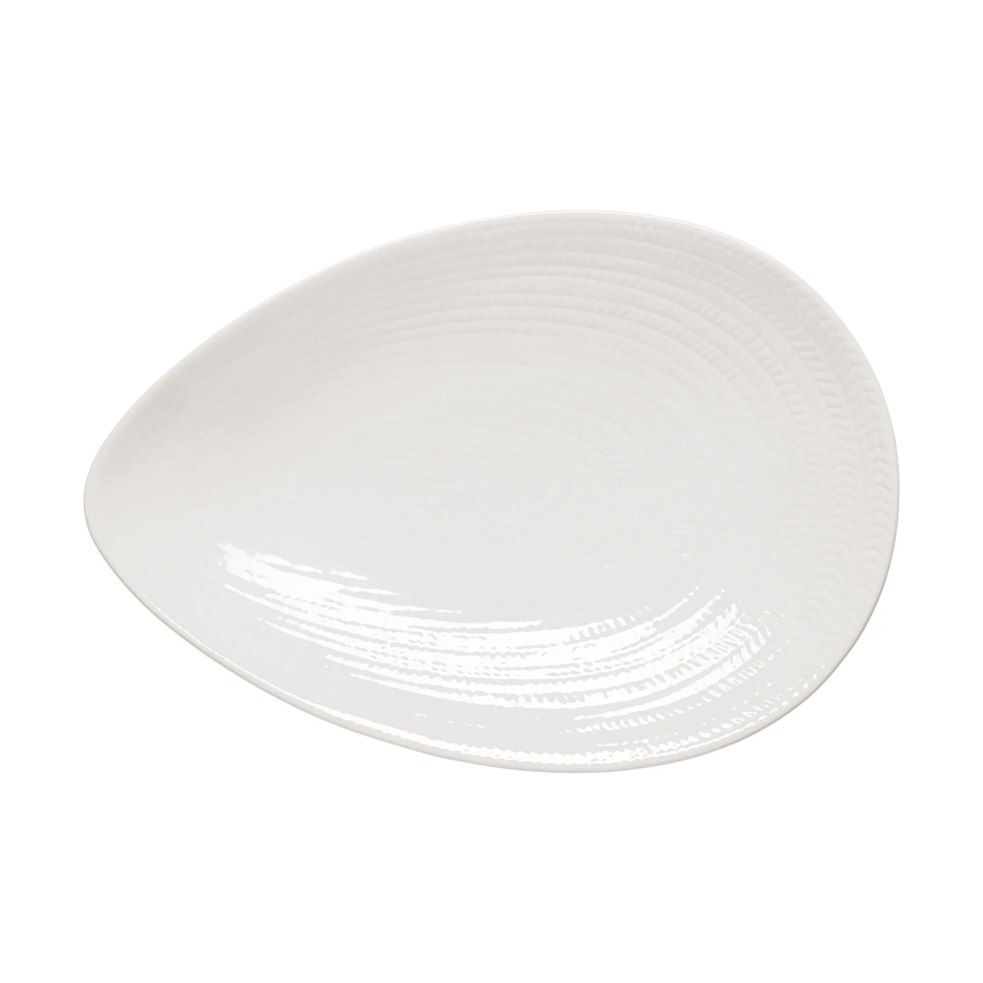 Blå eld serveringsfat, White, 20x29 cm Rörstrand | ロールストランド