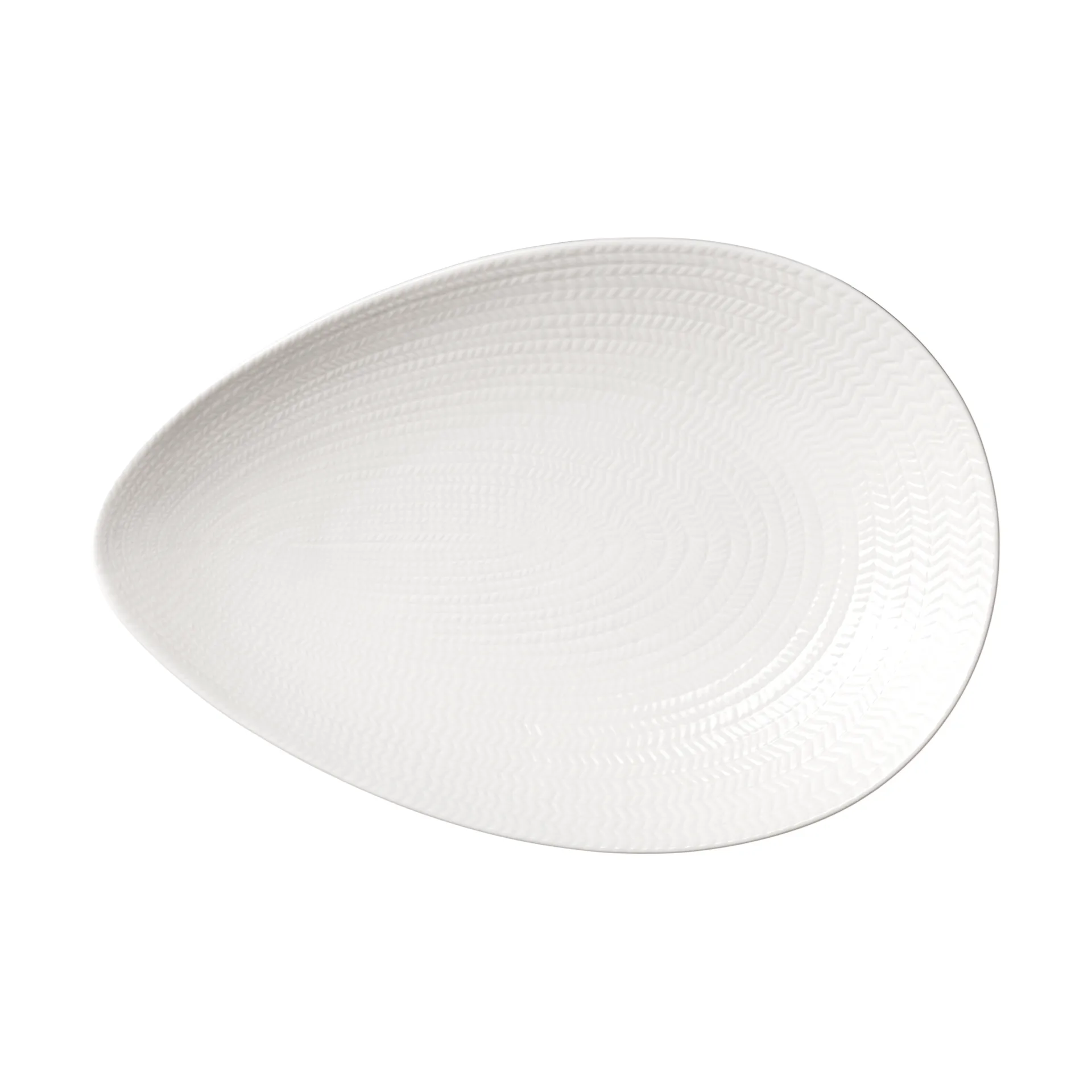 Blå eld serveringsfat, White, 24x35 cm Rörstrand | ロールストランド