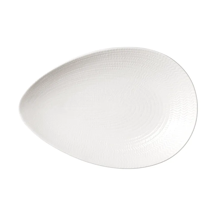 Blå eld serveringsfat - White, 24x35 cm - Rörstrand | ロールストランド