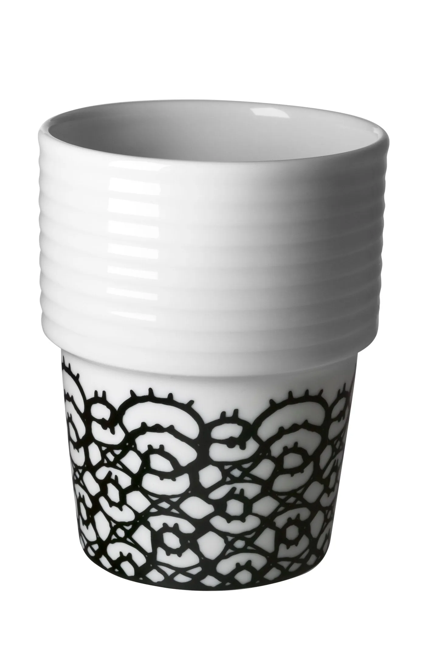 Filippa K マグ 2パック, black tip 2-pack Rörstrand | ロールストランド