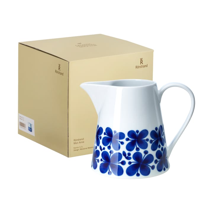 Mon Amie ピッチャー 1.2 L ギフトボックス付き, Blue-white Rörstrand | ロールストランド