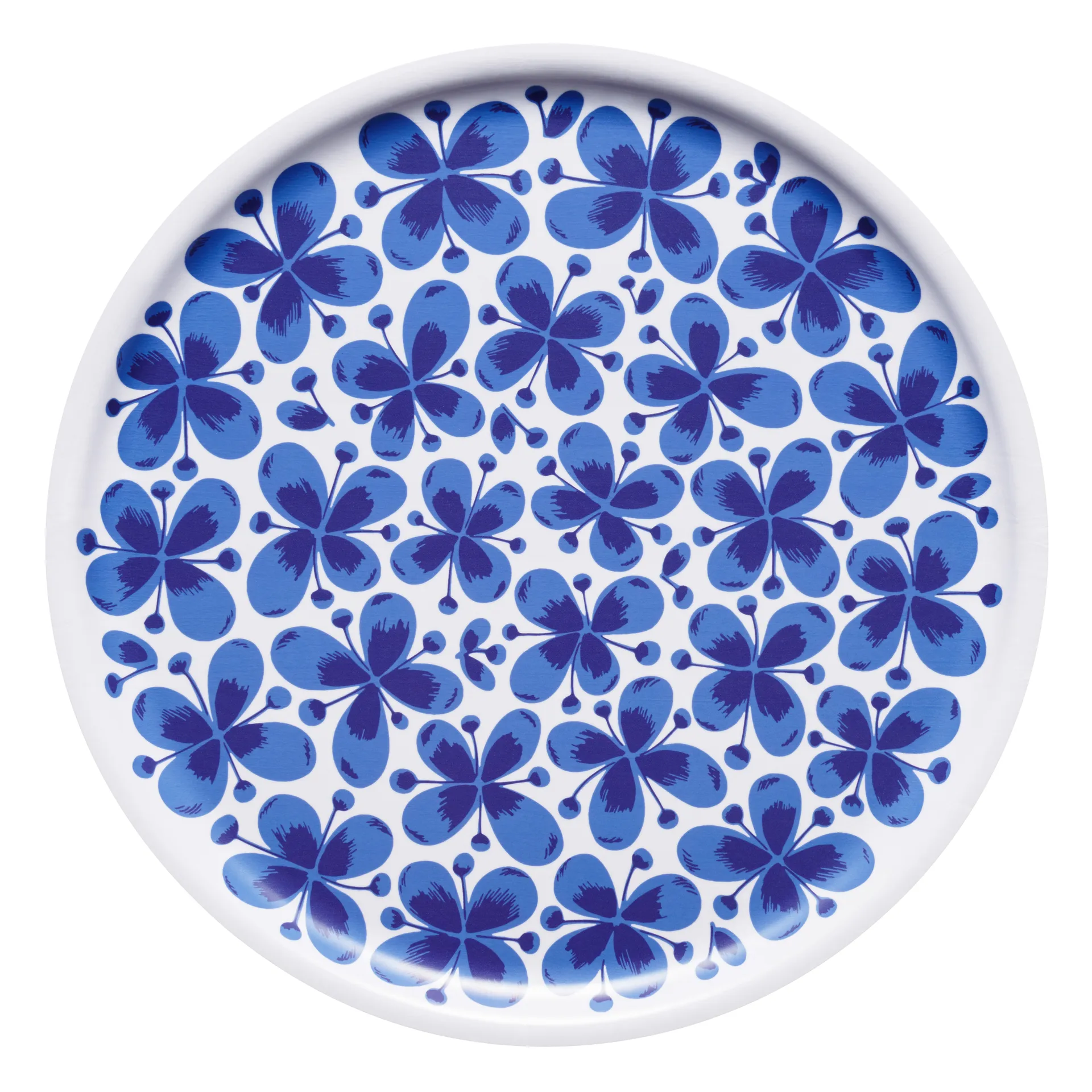 Mon Amie/モナミトレイ Ø35 cm, white-blue Rörstrand | ロールストランド
