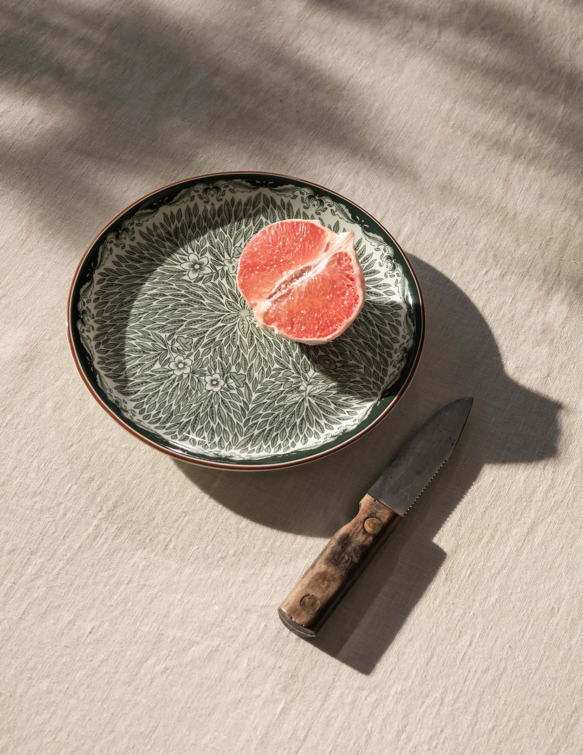 Ostindia Floris スモールプレート Ø16 cm, Green Rörstrand | ロールストランド