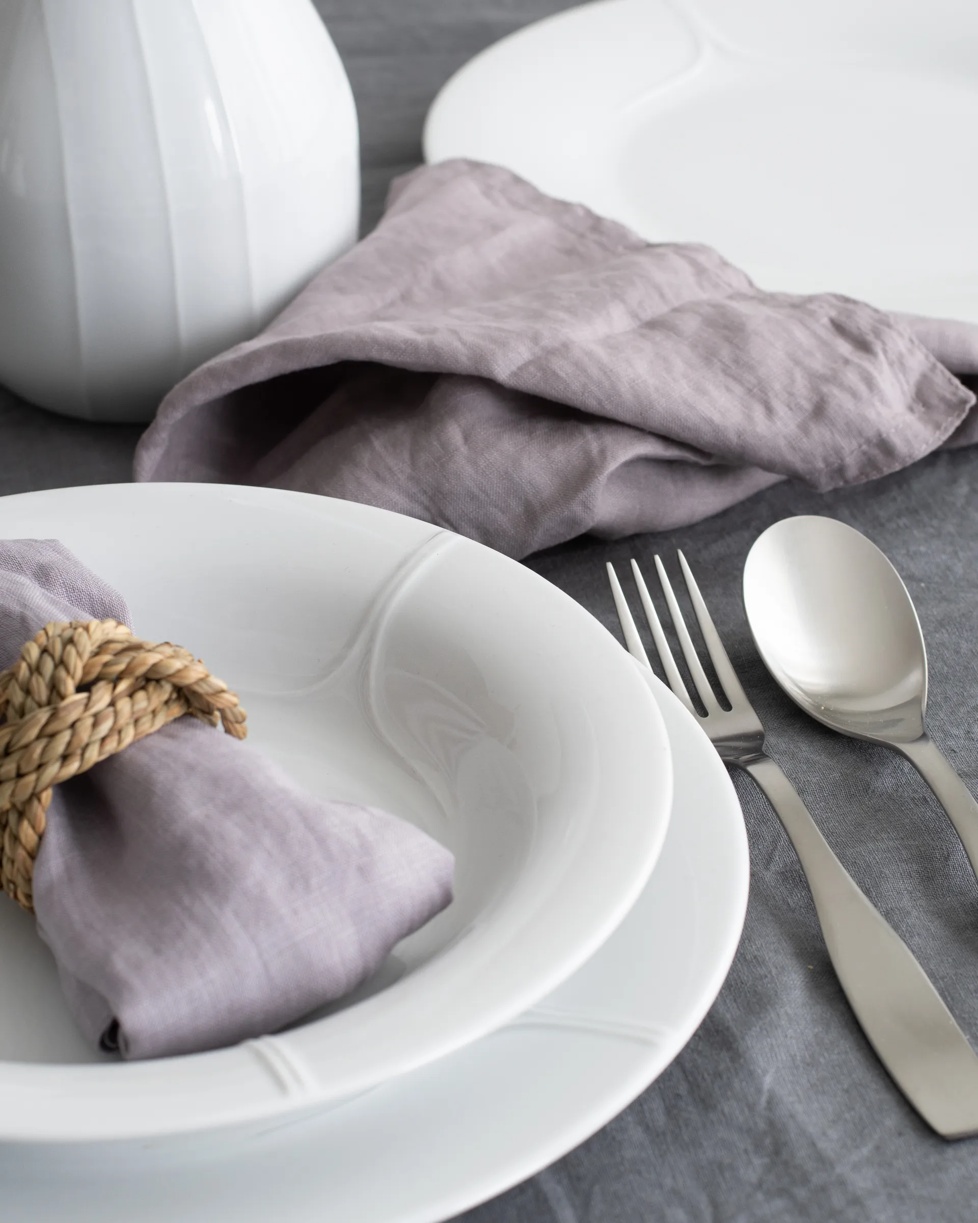 Pli Blanc ディーププレート 23 cm, white Rörstrand | ロールストランド