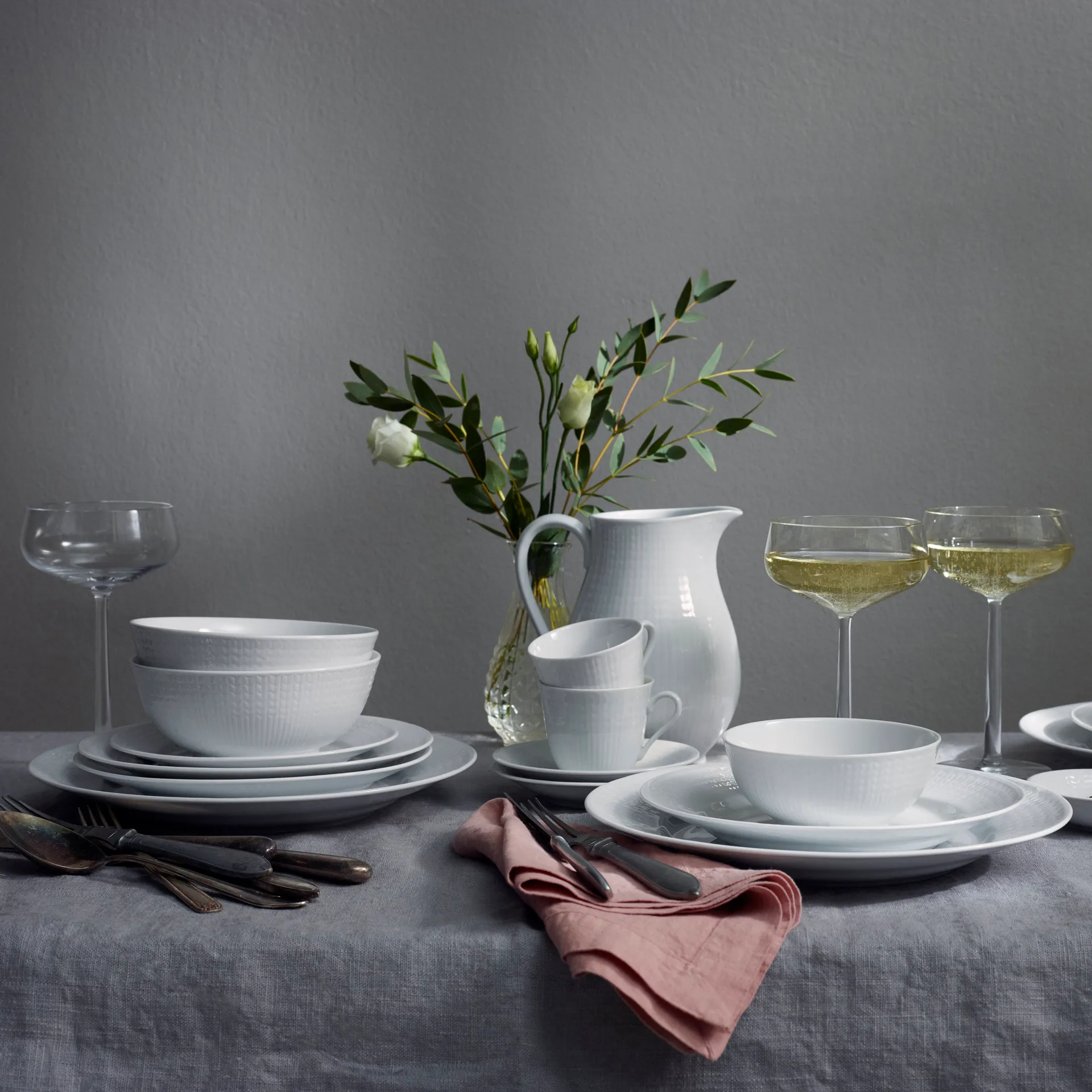 Swedish Grace/スウェディッシュグレース ボウル 1 l, snow Rörstrand | ロールストランド