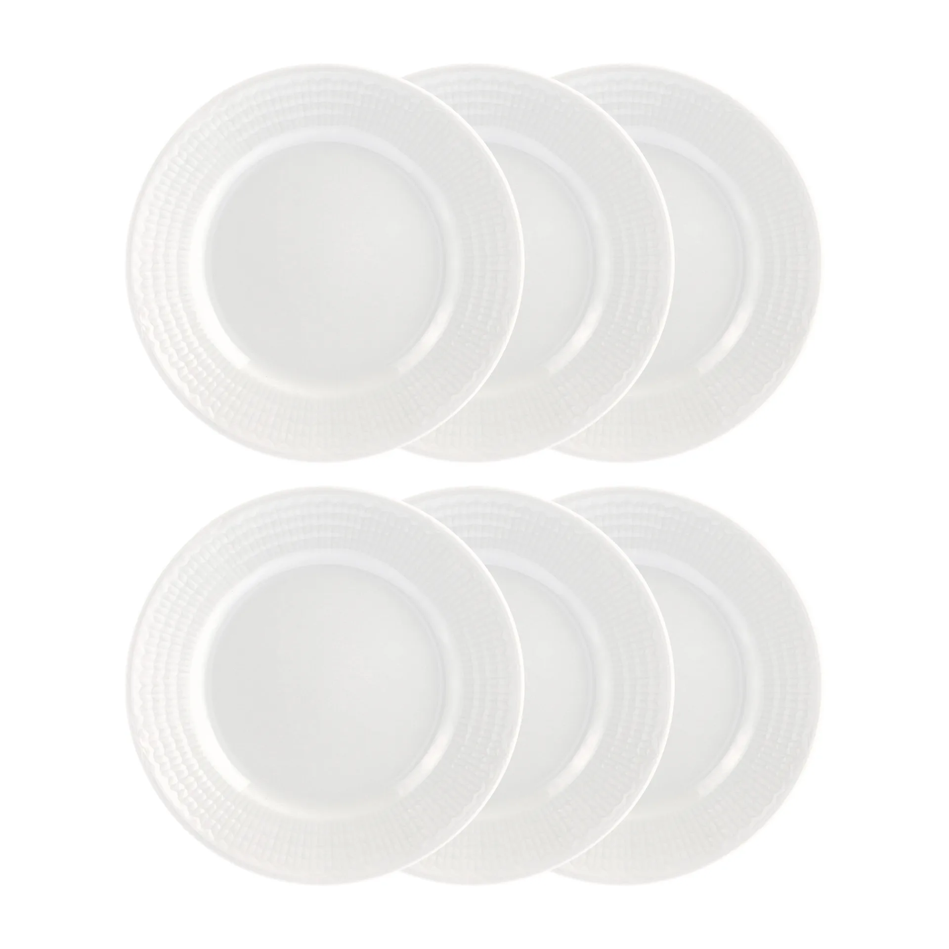 Swedish Grace/スウェディッシュグレース サイドプレート 17 cm, 6パック snow (white),  Rörstrand