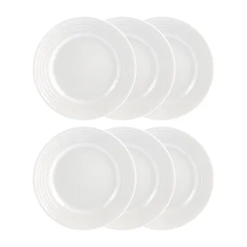 Swedish Grace/スウェディッシュグレース サイドプレート 17 cm, 6パック snow (white) - Rörstrand