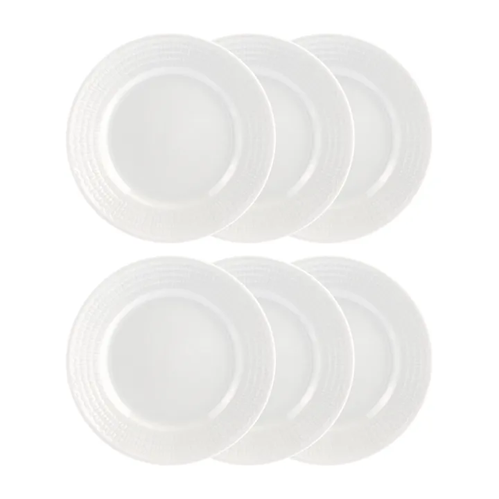 Swedish Grace/スウェディッシュグレース サイドプレート 17 cm, 6パック snow (white) - Rörstrand