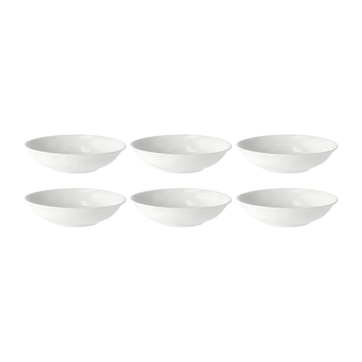 Swedish Grace/スウェディッシュグレース ディーププレート 19 cm, 6パック snow (white) - Rörstrand