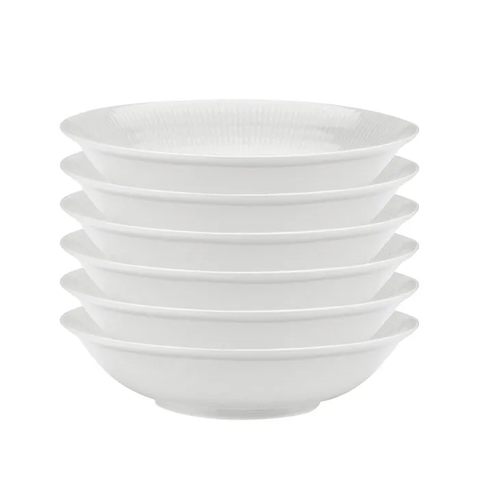 Swedish Grace/スウェディッシュグレース ディーププレート 19 cm, 6パック snow (white),  Rörstrand
