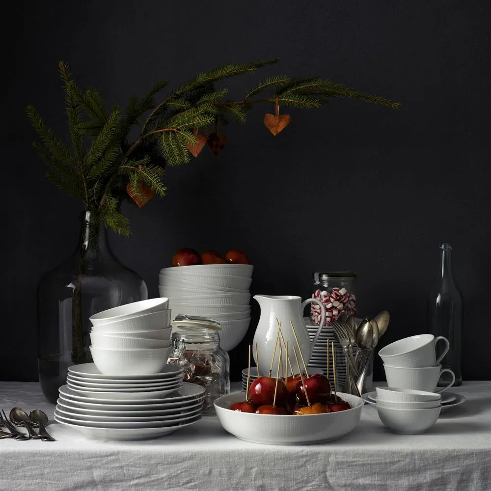 Swedish Grace/スウェディッシュグレース プレート 21 cm, 6パック snow (white),  Rörstrand