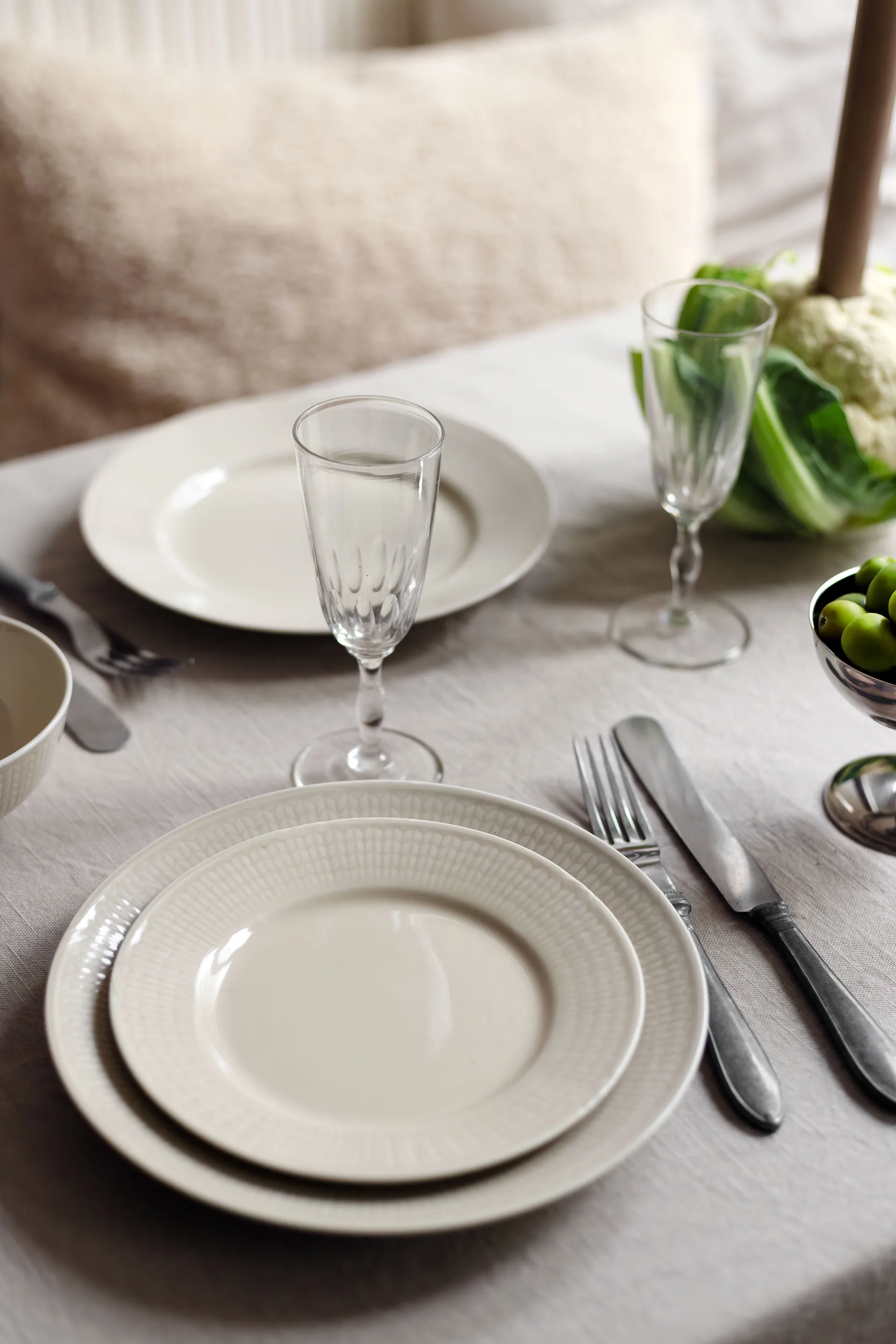 Swedish Grace / スウェディッシュグレース プレート スモール Ø21 cm, Oat Rörstrand | ロールストランド