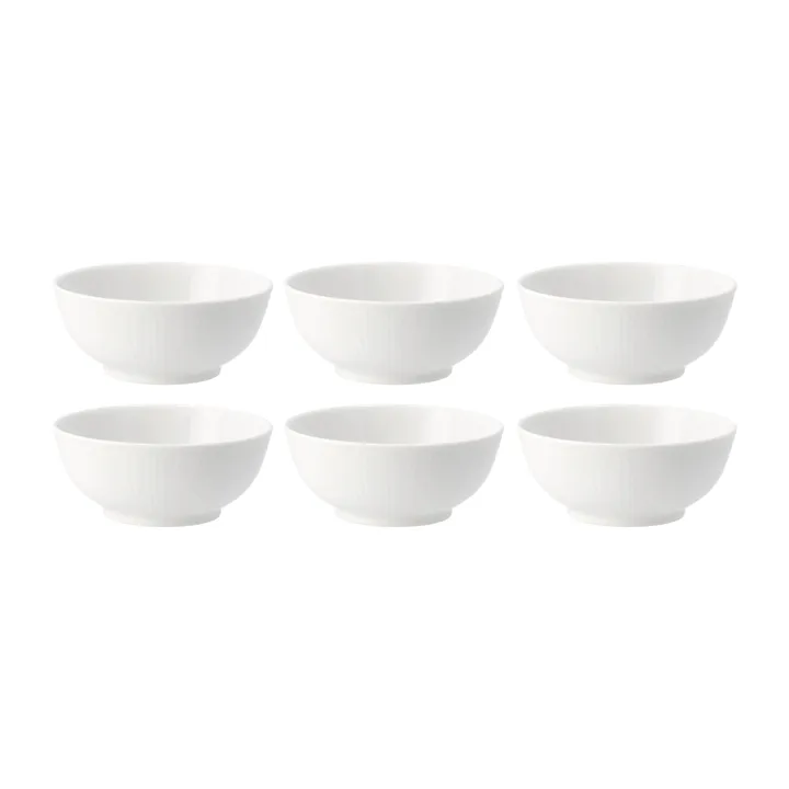 Swedish Grace/スウェディッシュグレース ボウル 30 cl, 6パック snow (white) - Rörstrand