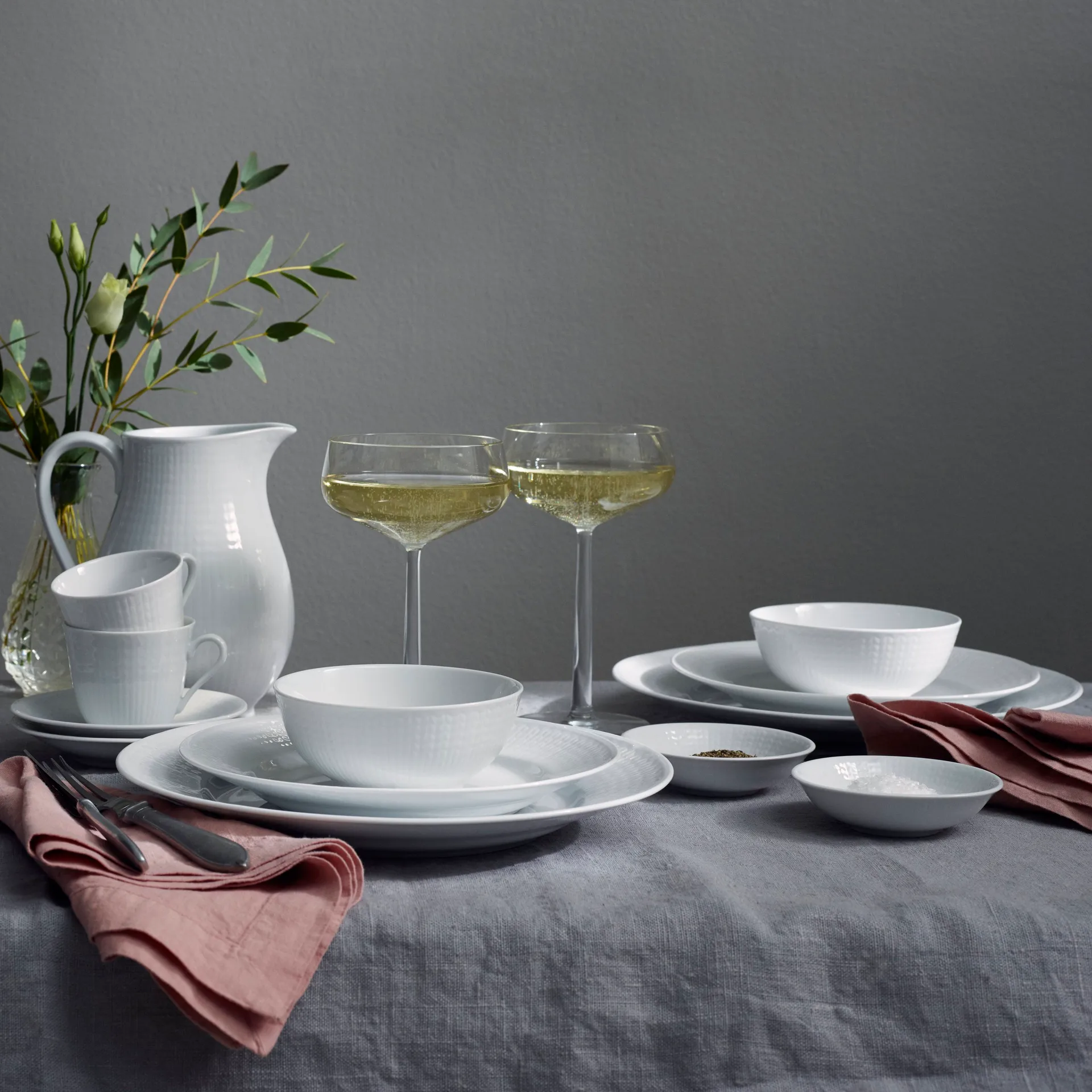 Swedish Grace/スウェディッシュグレース ボウル 30 cl, 6パック snow (white) Rörstrand | ロールストランド