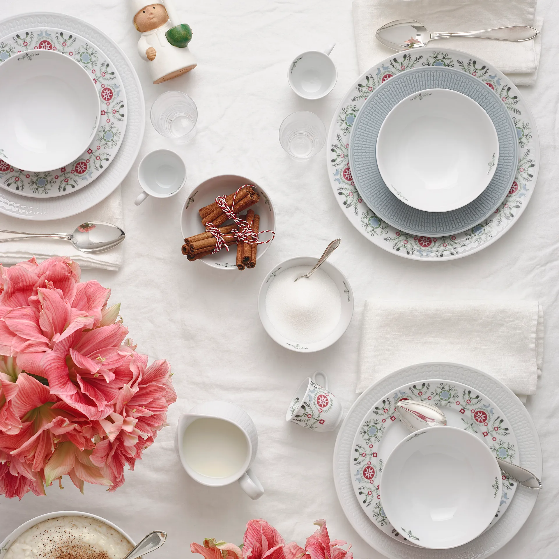 Swedish Grace/スウェディッシュグレース ウィンター ボウル 60 cl, white Rörstrand | ロールストランド