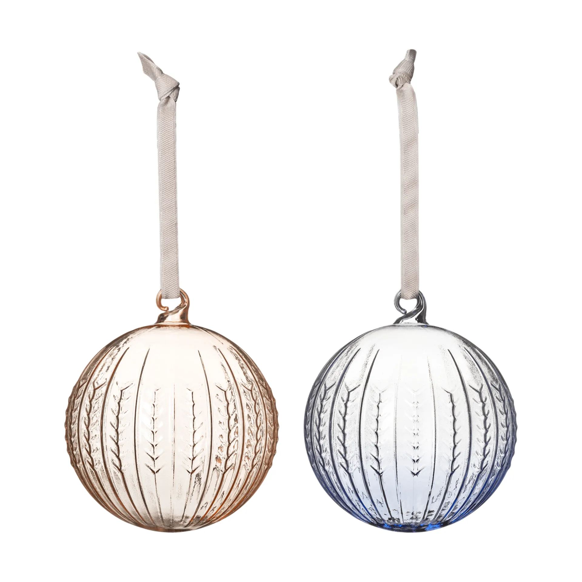 Swedish Grace クリスマスオーナメント, Jubilee blue, 2-pack Rörstrand | ロールストランド