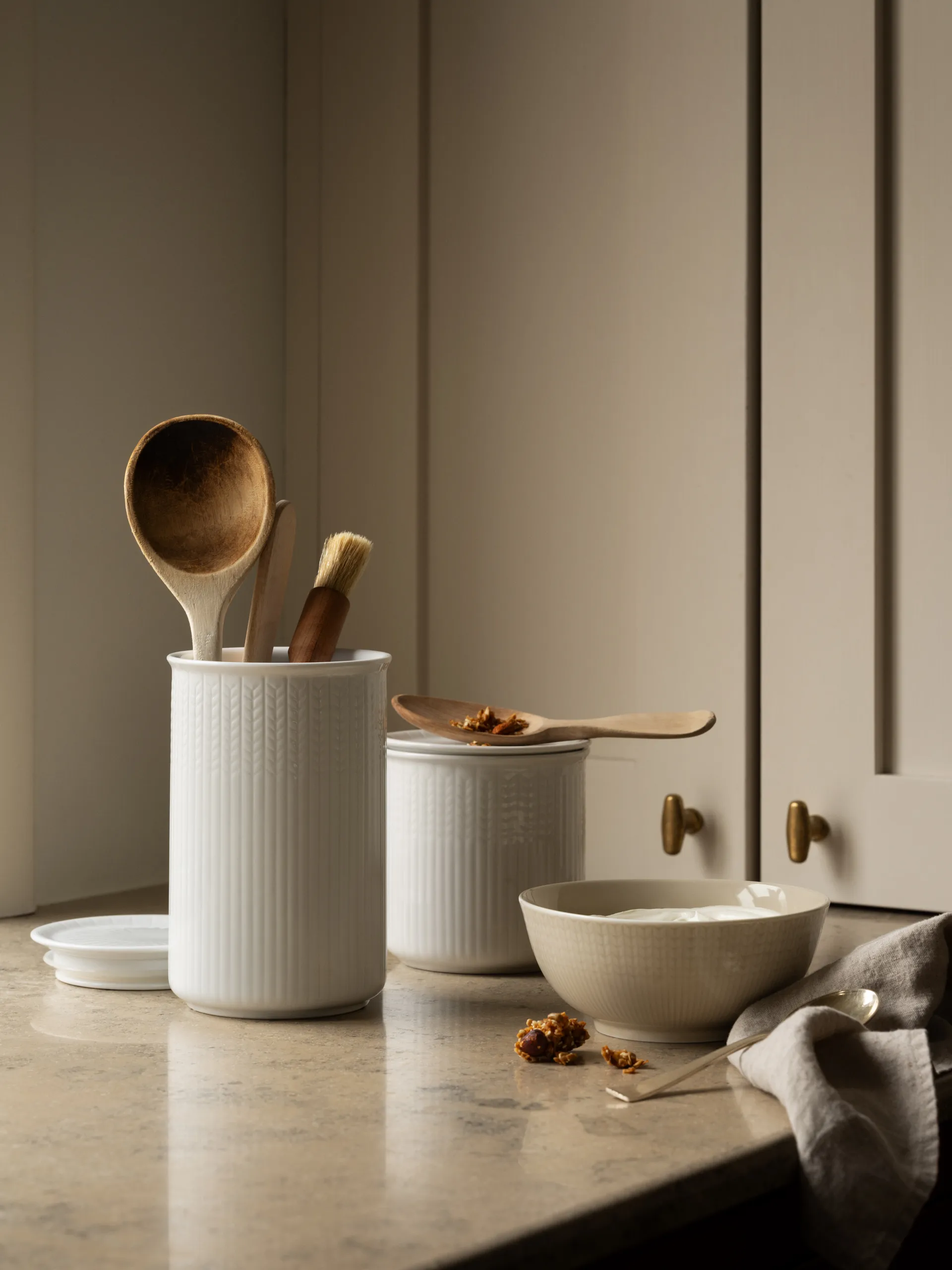 Swedish Grace 収納ジャー M 0.8 L, Snö Rörstrand | ロールストランド