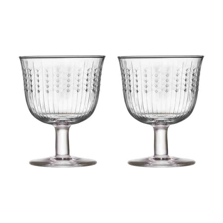 Swedish Grace ドリンクグラス on stem 25 cl 2-pack - Clear - Rörstrand | ロールストランド
