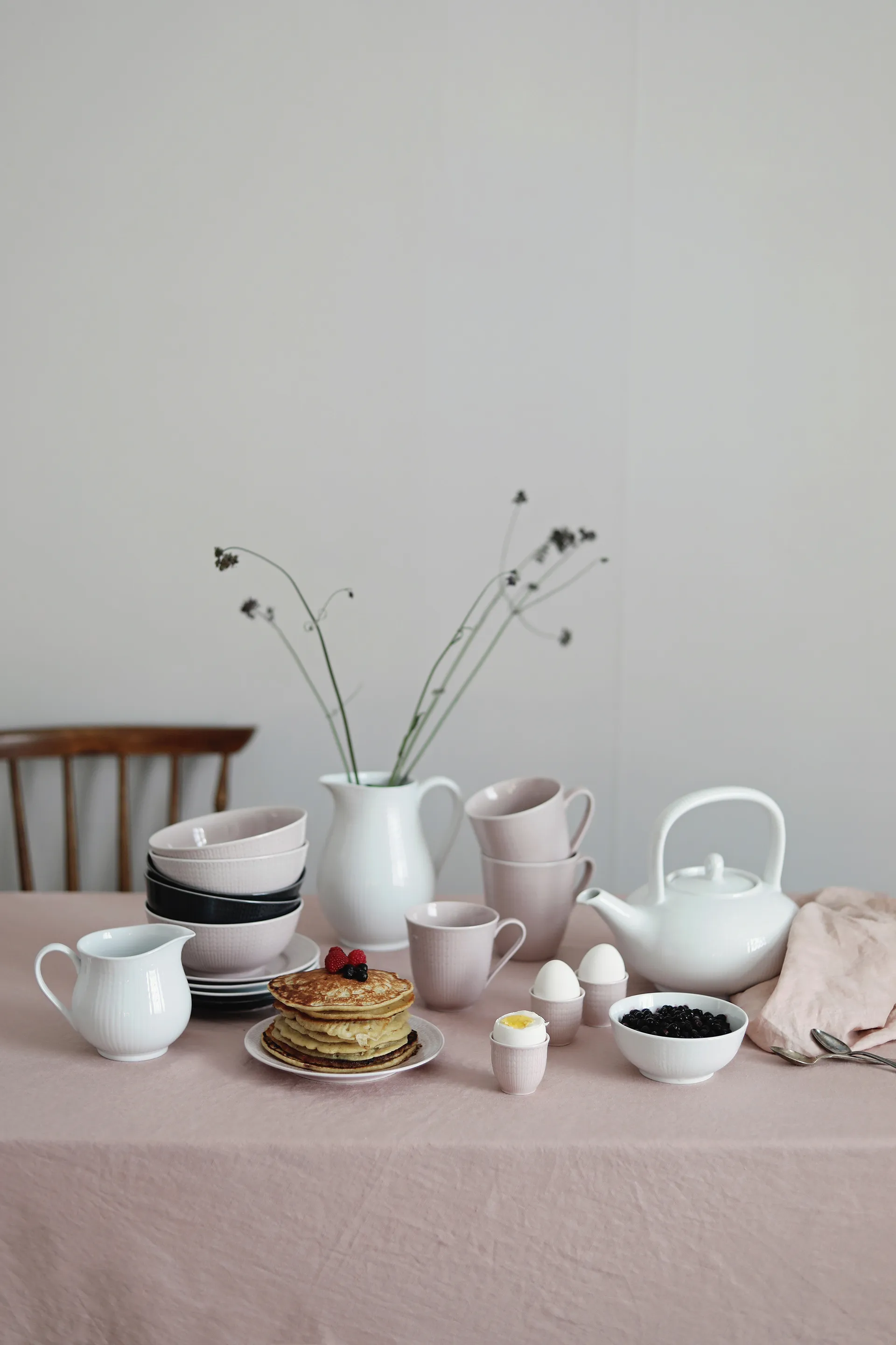 Swedish Grace / スウェディッシュグレース エッグカップ, rose (pink) Rörstrand | ロールストランド