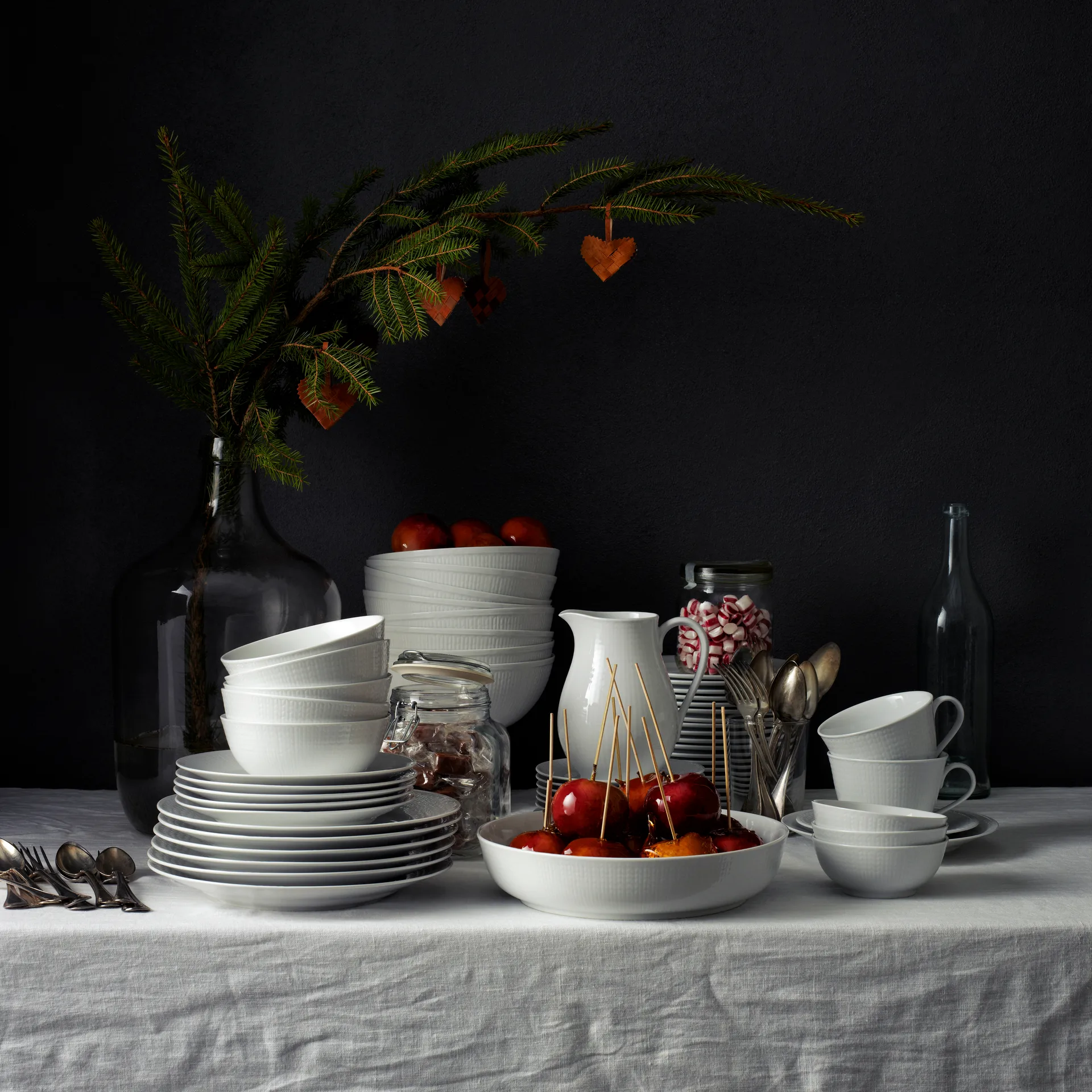 Swedish Grace/スウェディッシュグレース スターターセット snow, 8 pcs Rörstrand | ロールストランド