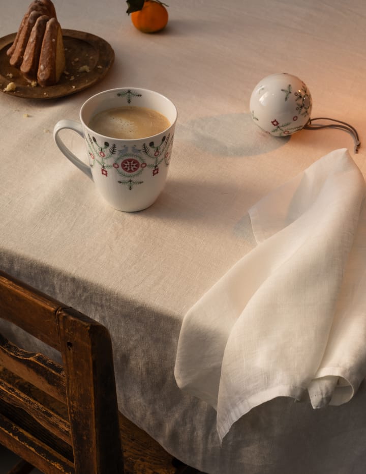 Swedish Grace Winter オーナメント Ø8 cm, White Rörstrand | ロールストランド