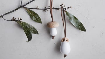 クリスマスオーナメント ふくろう Ø4 cm - White - Rosendahl | ローゼンダール