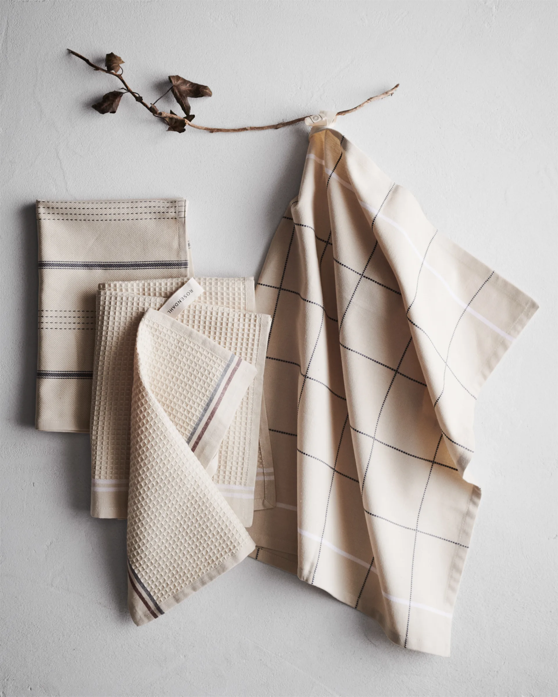 Alpha キッチンタオル 50x70 cm, Sand Rosendahl | ロゼンダール