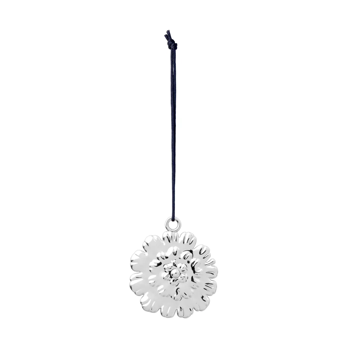 Ball flower クリスマスオーナメント 6.5 cm, Silver-plated Rosendahl | ロゼンダール