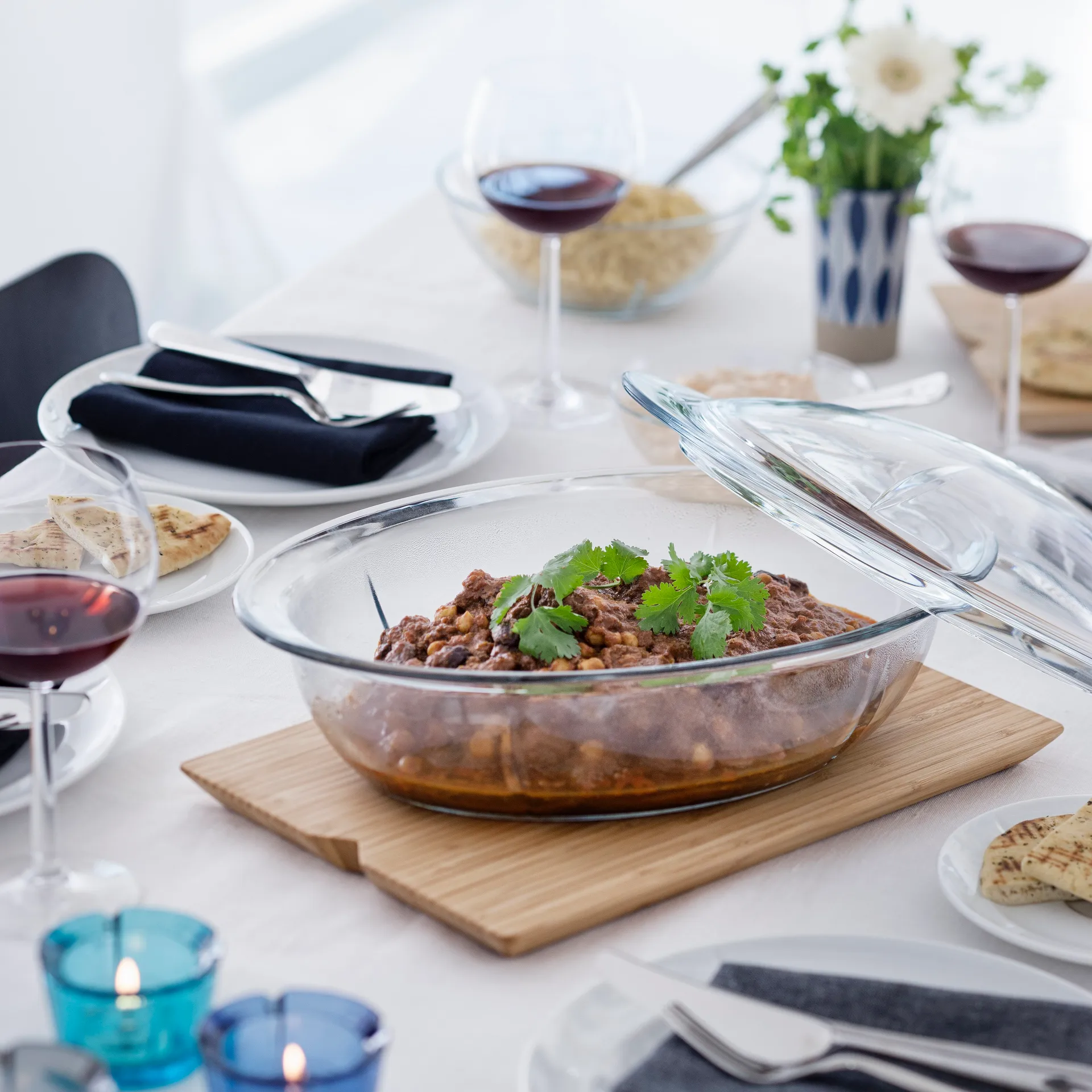 Grand Cru グラス キャセロール ディッシュ 蓋付き, 5.4 l Rosendahl | ロゼンダール