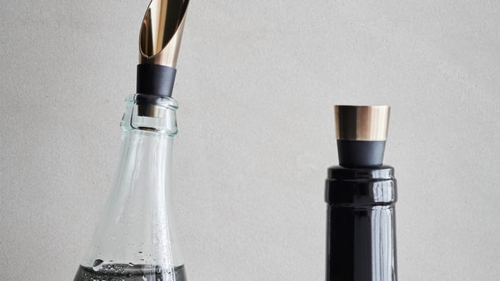 Grand Cru Bareware ワイン コルク栓＆ ポアラー セット, Black-patinated steel Rosendahl | ロゼンダール