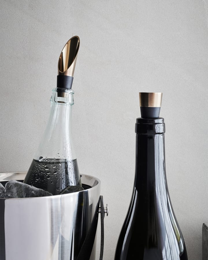 Grand Cru Bareware ワイン コルク栓＆ ポアラー セット, Black-patinated steel Rosendahl | ロゼン�ダール