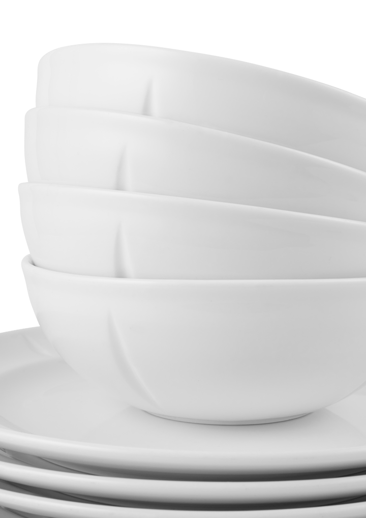 Grand Cru Soft ディナーウェアセット white 16ピース, White Rosendahl | ロゼンダール
