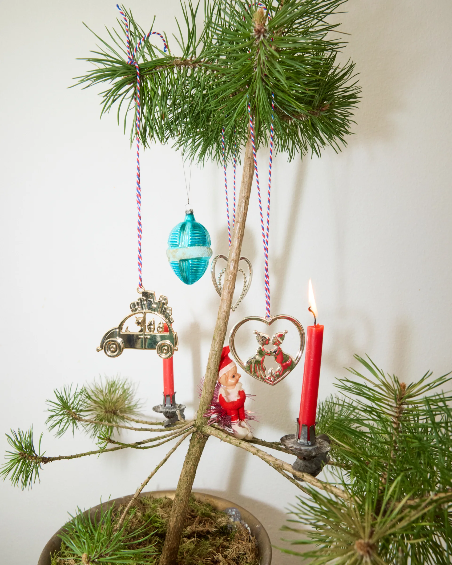 Karen Blixen パール ハート クリスマスオーナメント 6.5 cm, Silver-plated Rosendahl | ロゼンダール