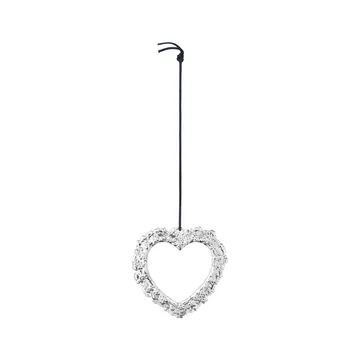 Karen Blixen クリスマスデコレーション Flower heart - Silver - Rosendahl | ロゼンダール