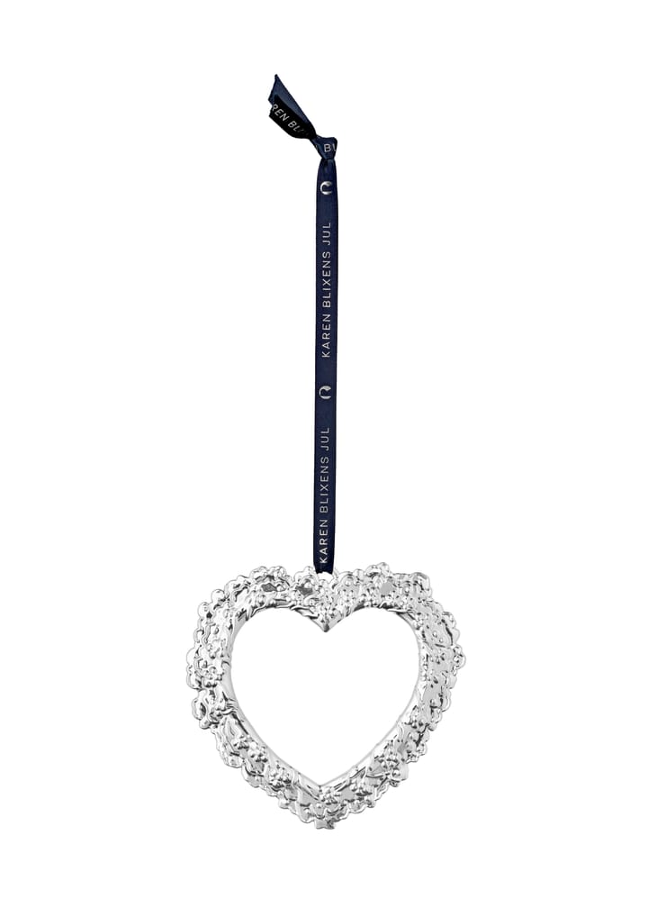 Karen Blixen 窓用デコレーション Flower heart - Silver - Rosendahl | ローゼンダール