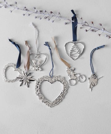 Karen Blixen 窓用デコレーション Flower heart - Silver - Rosendahl | ローゼンダール