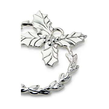 Karen Blixen ハンギング クリスマスオーナメント Holly - Silver plated - Rosendahl | ローゼンダール