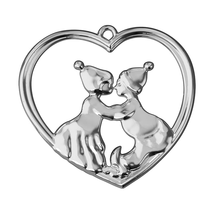 Karen Blixen kissing gnomes 6.5 cm, Silver-plated Rosendahl | ローゼンダール