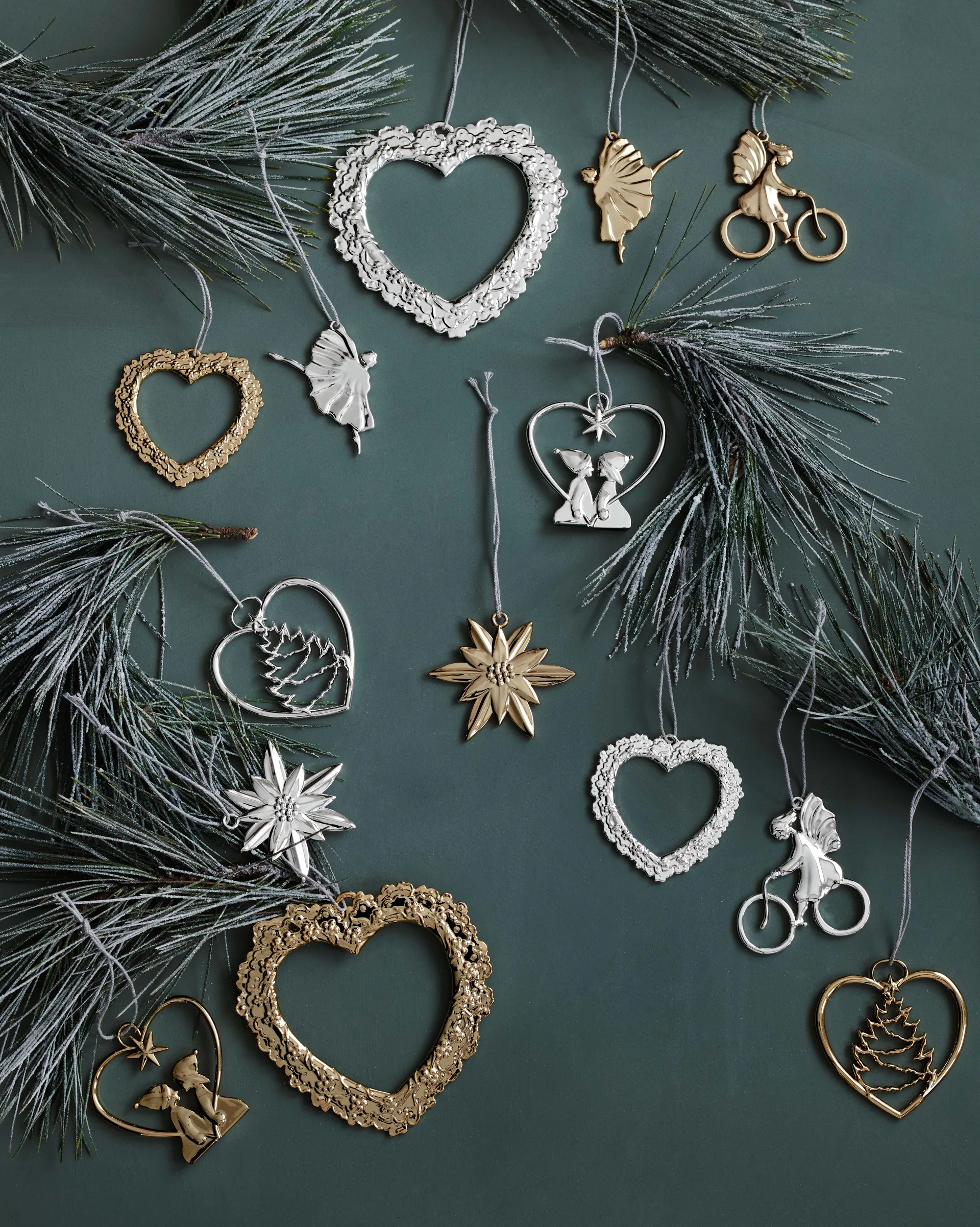 Karen Blixen クリスマスデコレーション Winter flower, Silver Rosendahl | ロゼンダール