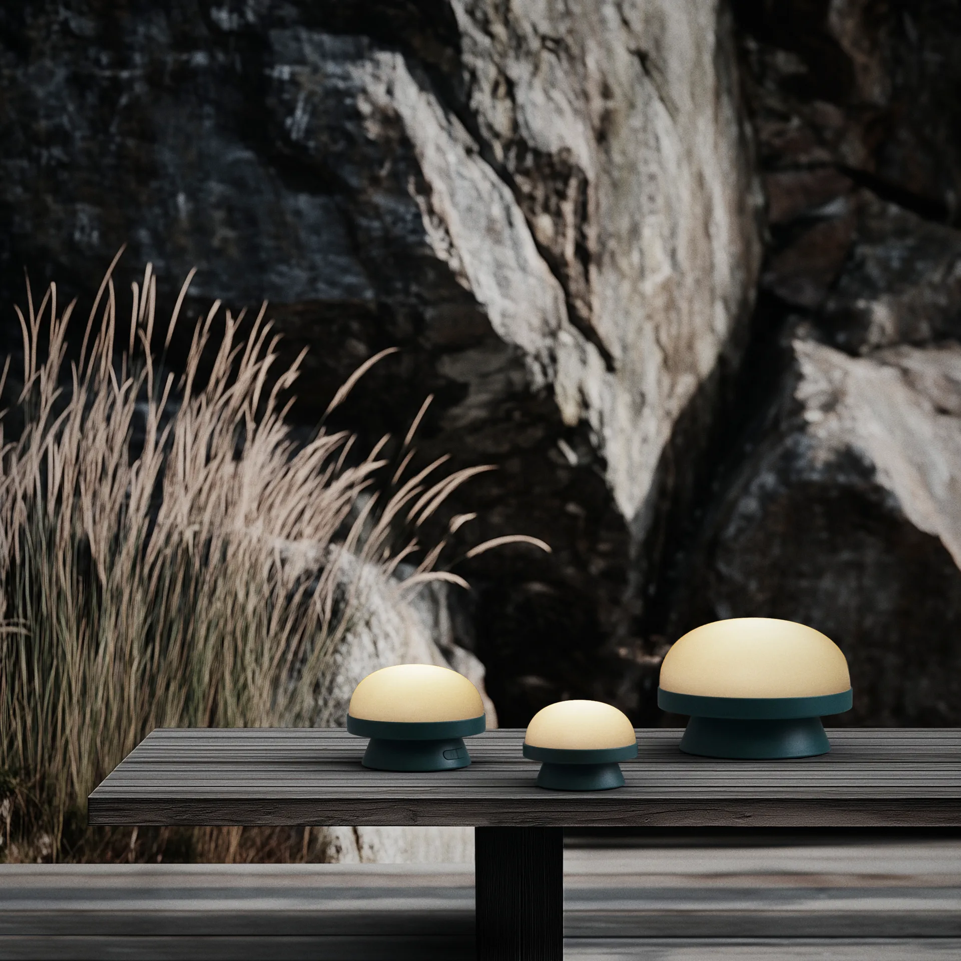 Soft Spot ドッツ ソーラーランプ Ø11.5 cm, Forest green Rosendahl | ロゼンダール