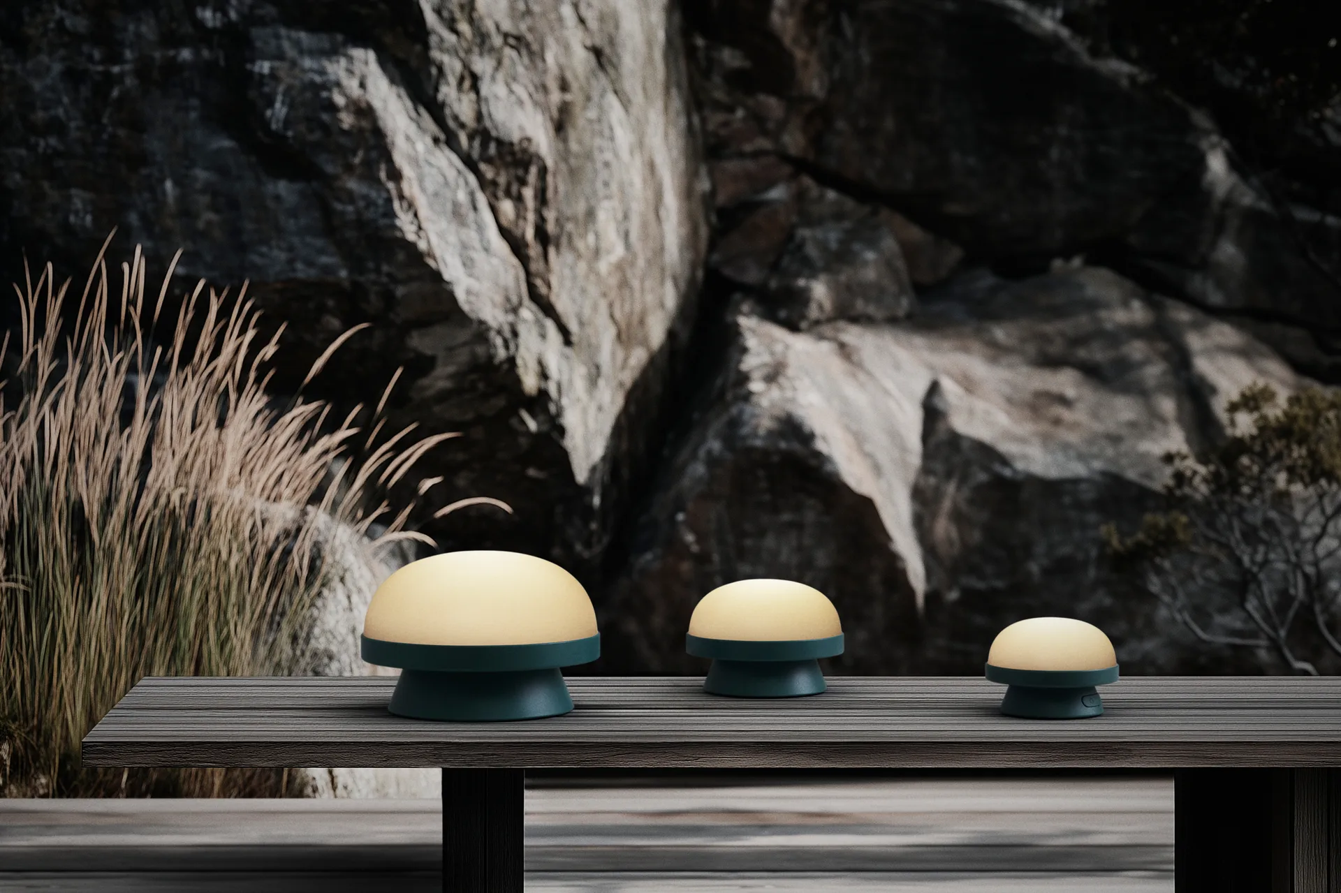 Soft Spot ドッツ ソーラーランプ Ø14.5 cm, Forest green Rosendahl | ロゼンダール