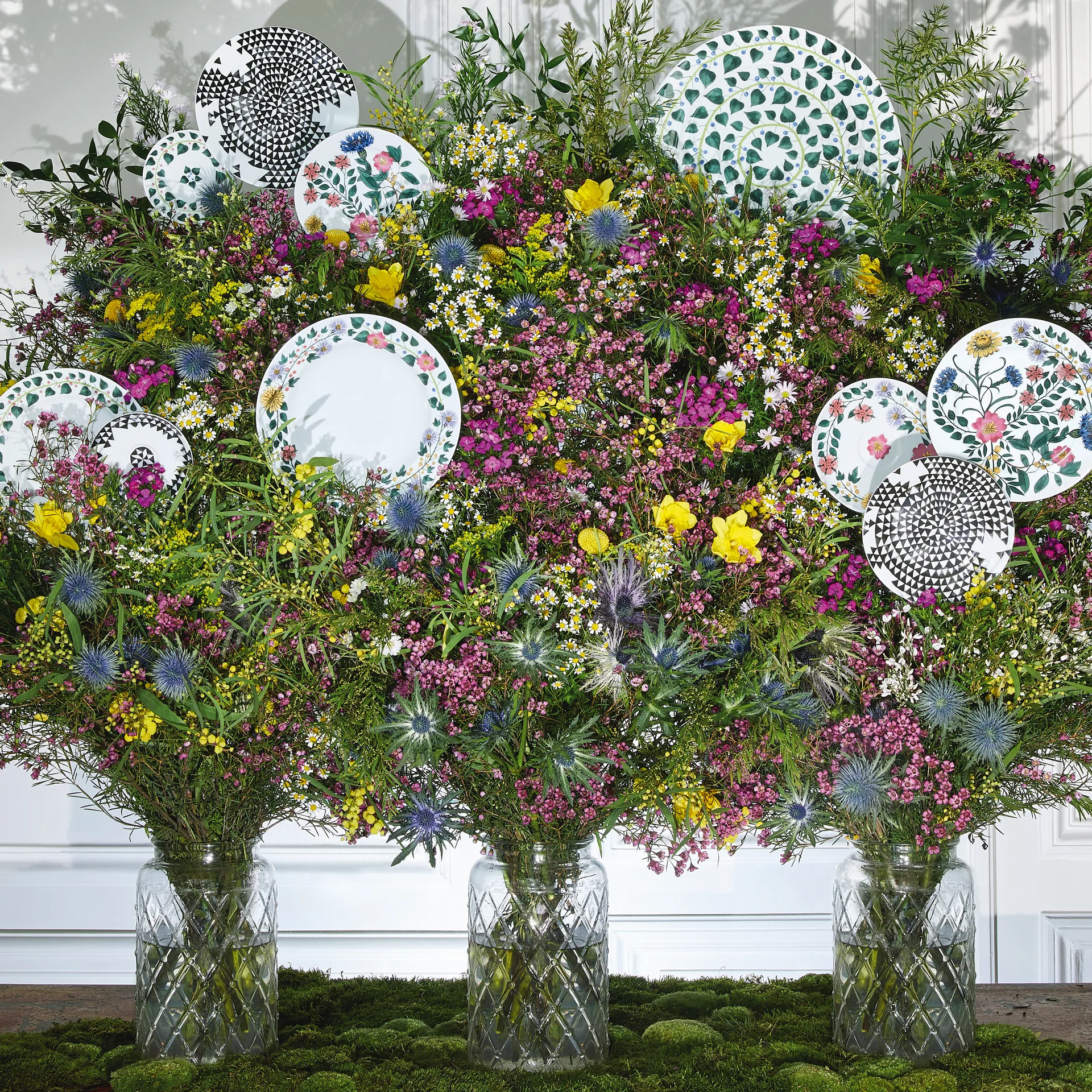 Magic Garden Foliage サービングソーサー Ø33 cm, white-green Rosenthal | ロゼンダール