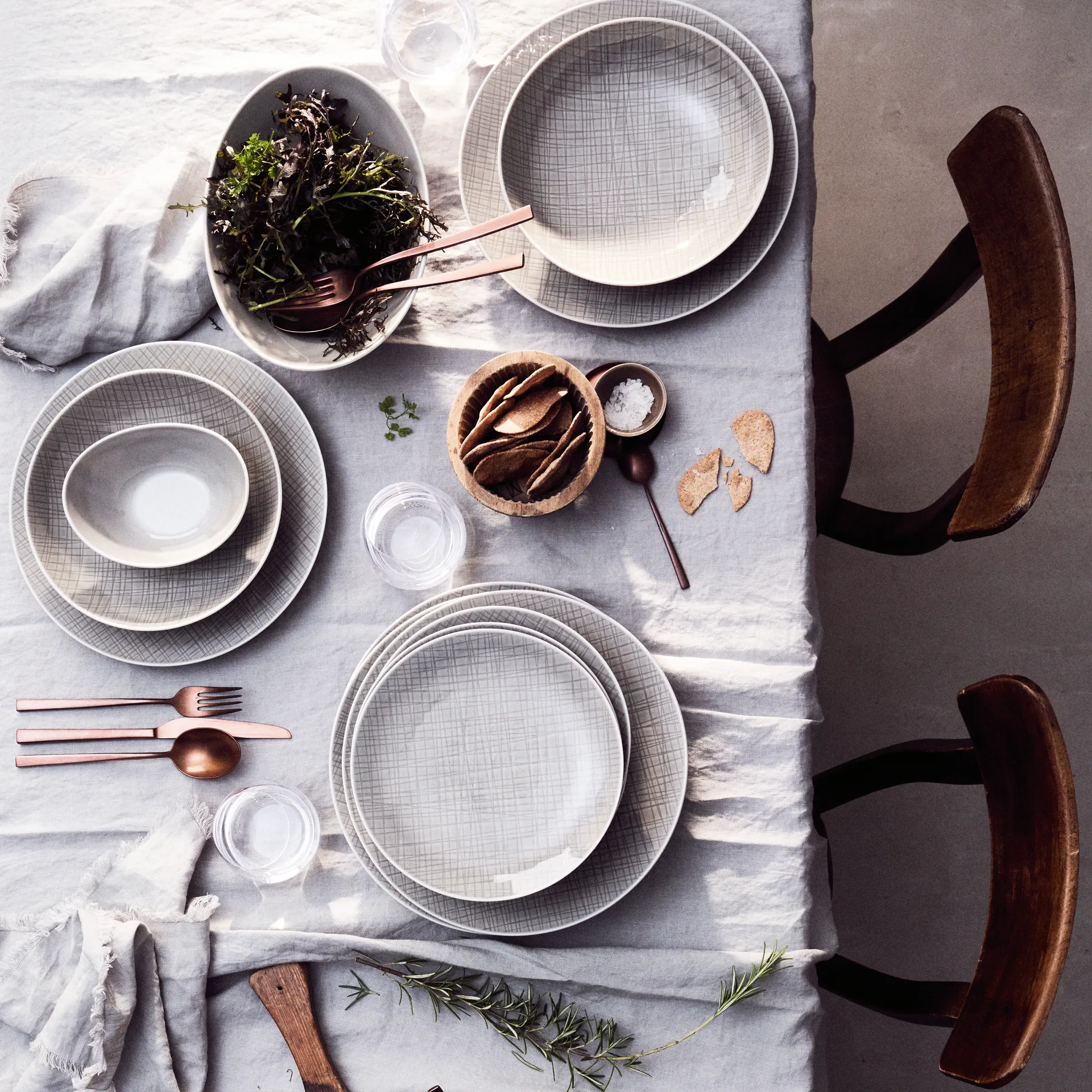 Mesh ディーププレート 21 cm, mountain Rosenthal | ロゼンダール