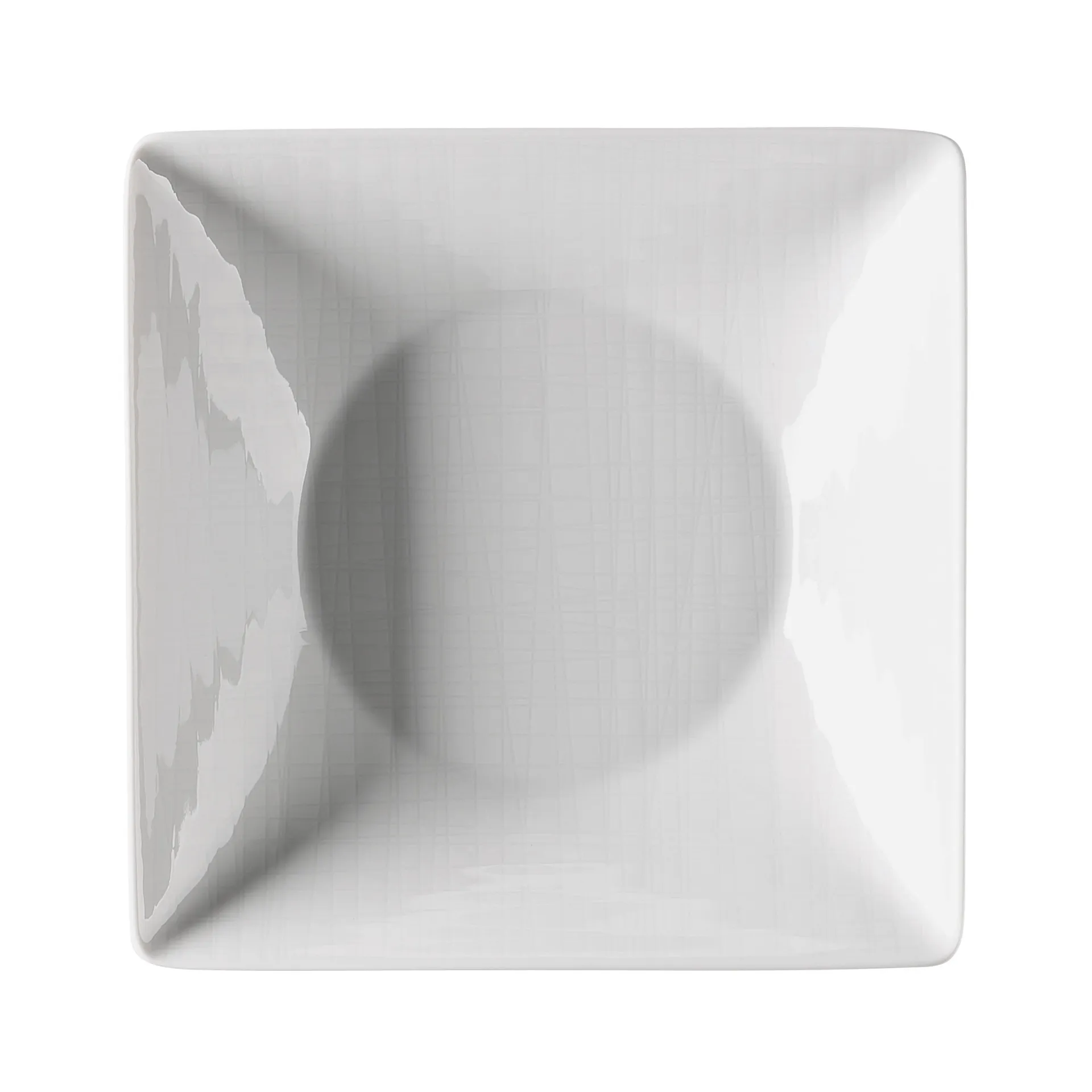 Mesh square ディーププレート 20 cm, white Rosenthal | ロゼンダール