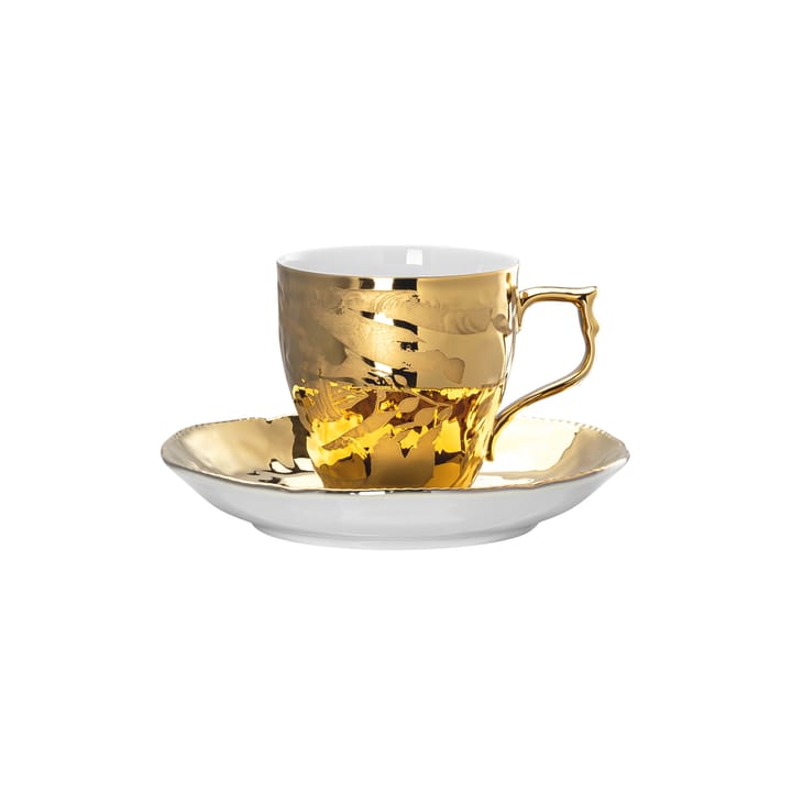 Rosenthal Heritage Midas エスプレッソカップ ソーサー付き - white-gold - Rosenthal | ロゼンダール