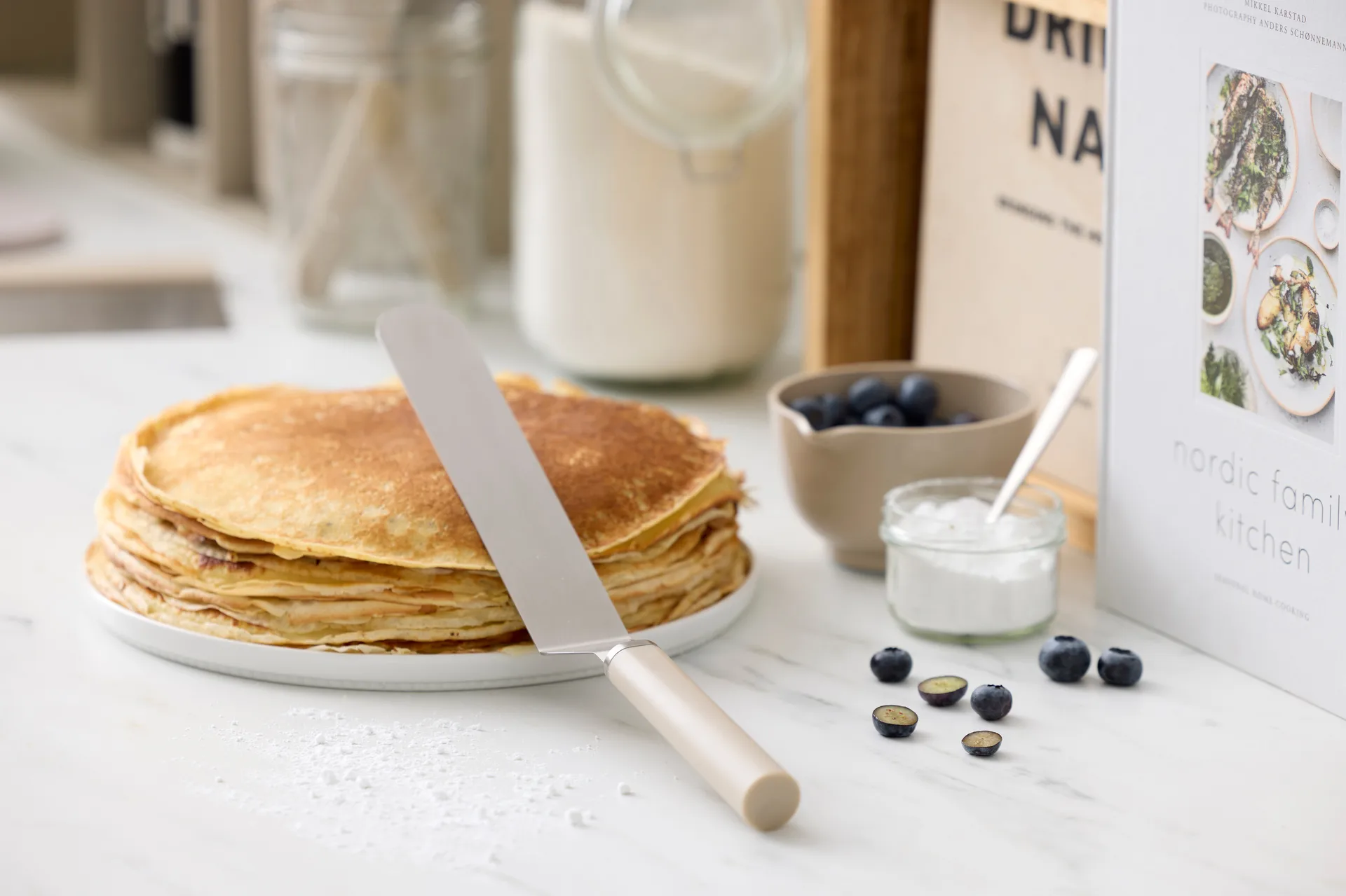 Emma パレットナイフ ナロー スチール 33 cm, Hummus Rosti | ロスティ