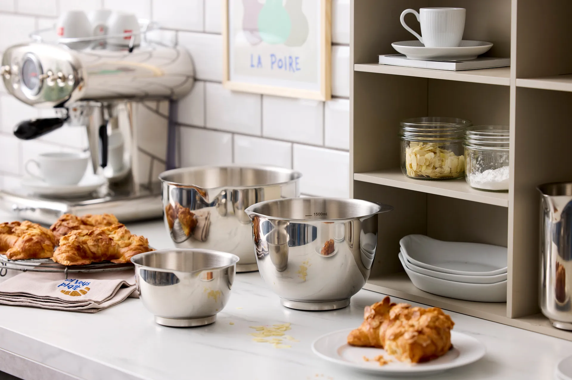 Margrethe ボウルセット 3点セット, Stainless steel Rosti | ロスティ