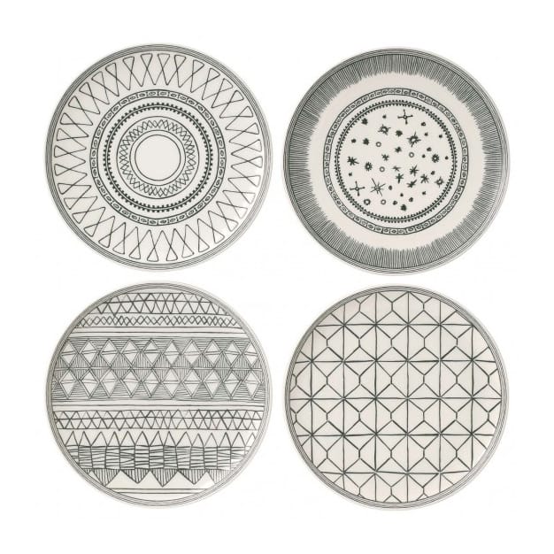 チャコール グレー プレート セット 4 ピース - 4 pieces - Royal Doulton | ロイヤル ドルトン