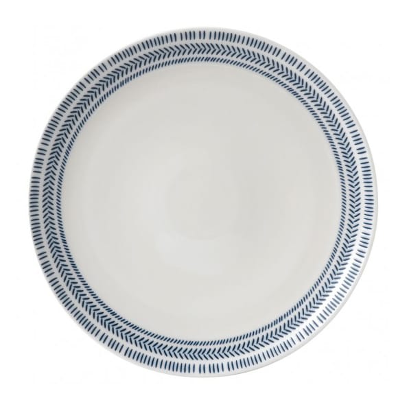 ダーク ブル― Chevron プレート, 28 cm Royal Doulton | ロイヤル ドルトン