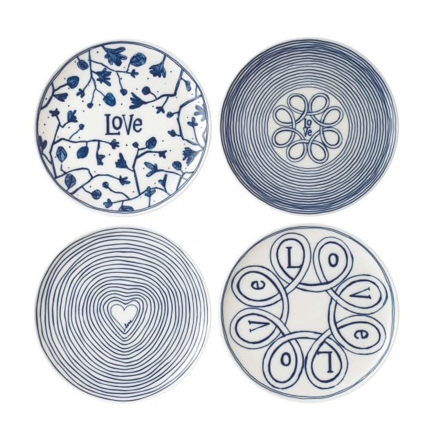 Love プレート セット 4 ピース - 4 pieces - Royal Doulton | ロイヤル ドルトン